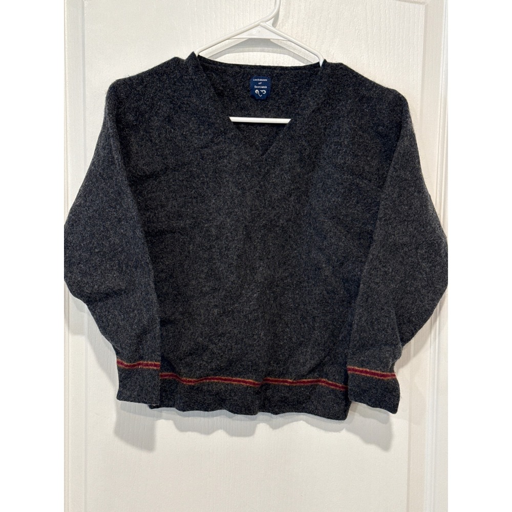 Lochaven of Scotland V-Neck Gryffindor Knitted School Sweater Women's